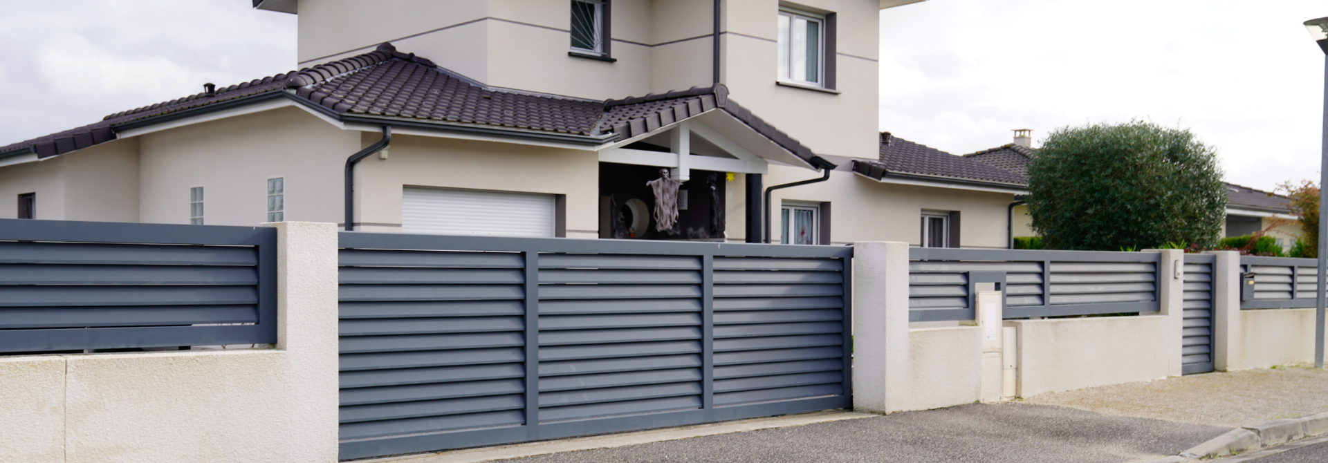 Gate fence video image